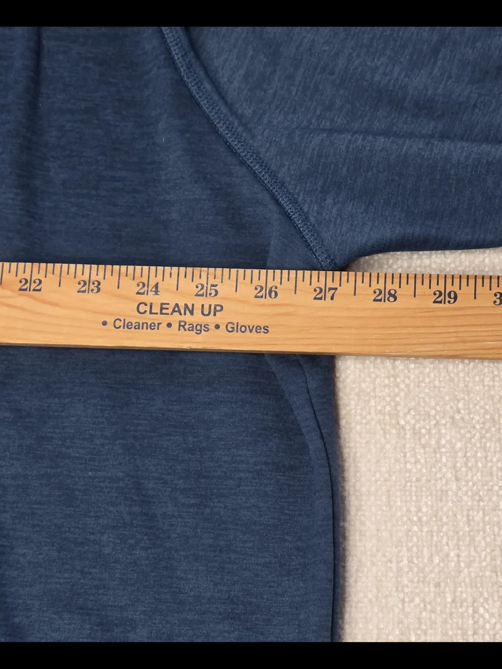 The North Face Men's XXXL 3XL Quarter Zip Pullover Blue Chest Pocket Stretch